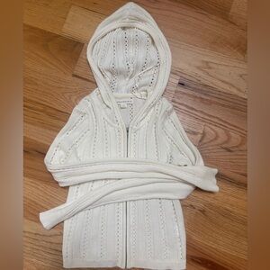 Aeropostale Ivory Knit Cardigan